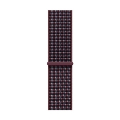 Apple 46mm Burgundy Plaid Sport Loop