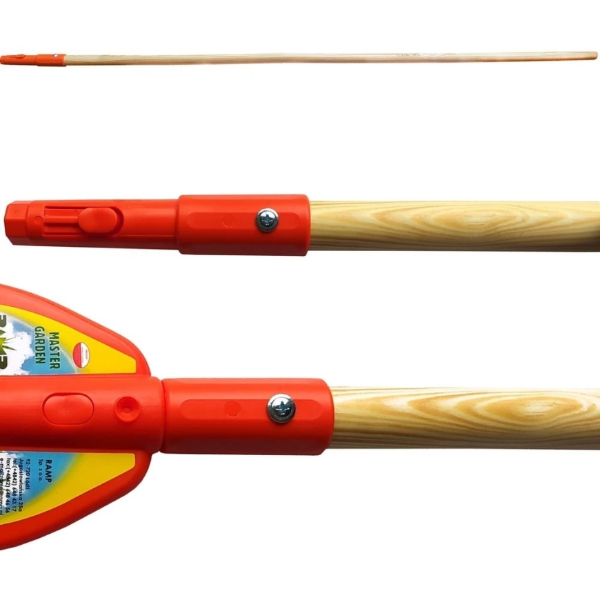 Saska Garden LAZDA, STRYPAS, WOODEN RAKE AND BRUSH HANDLE, CLICKING – 2