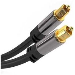 PremiumCord Toslink kaabel M/M, OD: 6 mm, kuldne disain 2m
