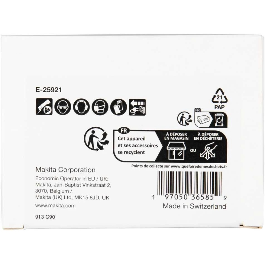 Makita Įgilinamieji pjovimo ašmenys 32mm TMA061 HM, STARLOCK, Metalui, 25 vnt. E-25921 TMA061 HM , Metalas – 3