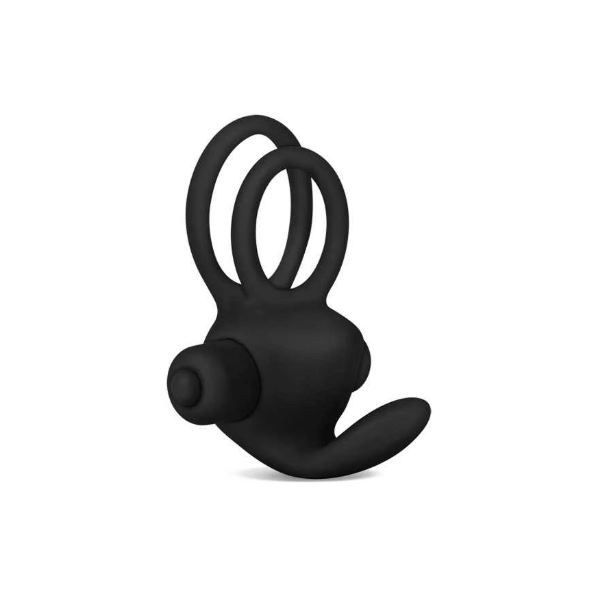 Lovetoy Silikoonist peeniring „Power Clit Duo“ - must – 3