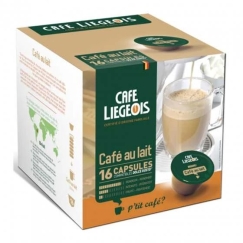 Kafijas kapsulas, saderīgas ar NESCAFÉ® Dolce Gusto® Charles Liégeois Café au lait, 16 gab.