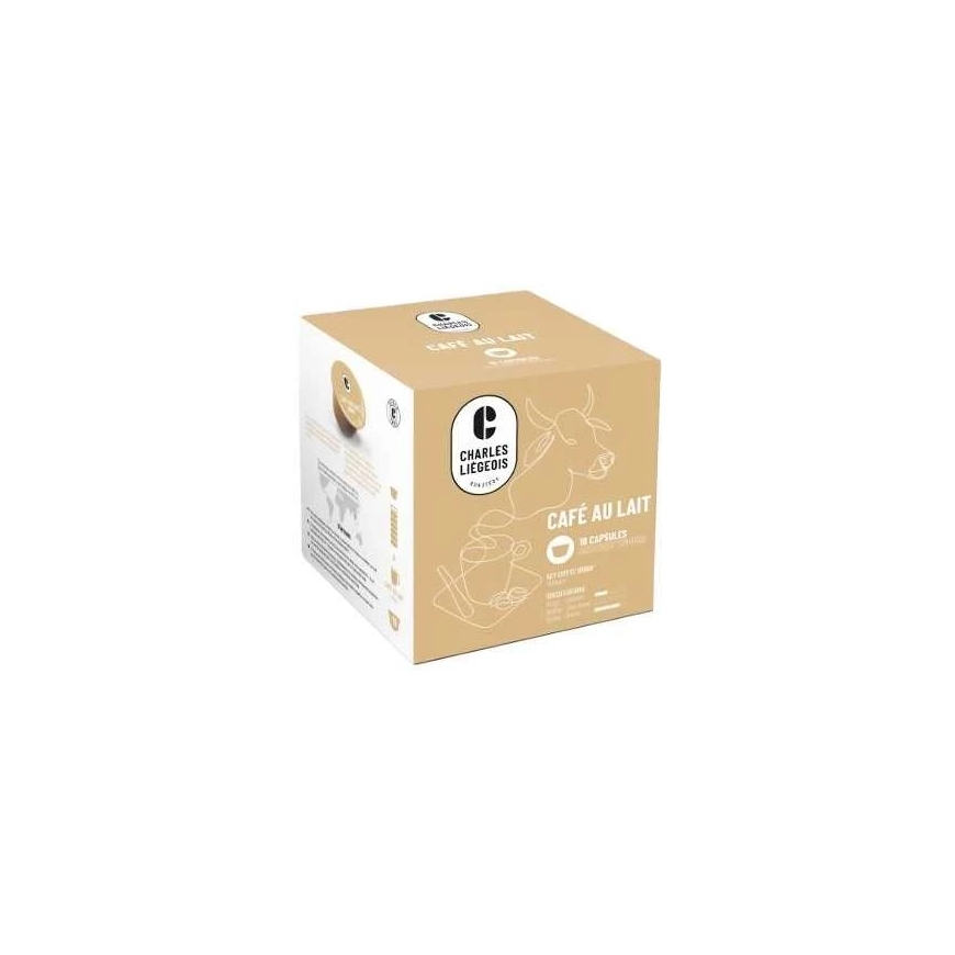 Кофейные капсулы, совместимые с NESCAFÉ® Dolce Gusto® Charles Liégeois Café au lait, 16 шт. – 2