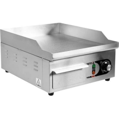 Yato Electric Grill Plate, Smooth Surface, 360 mm, for Commercial Use