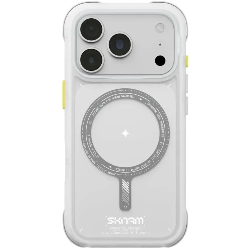 Чехол Skinarma Avion MagSafe для iPhone 18 Pro / 17 Pro, белый