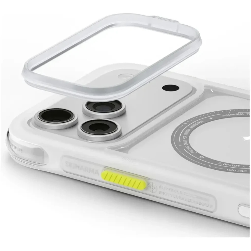 Чехол Skinarma Avion MagSafe для iPhone 18 Pro / 17 Pro, белый – 2