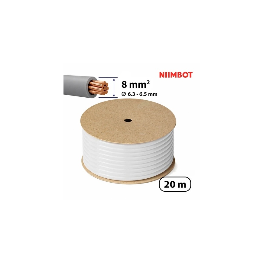 PVC märkristoru NIIMBOT_TUB_8_20_W – 2