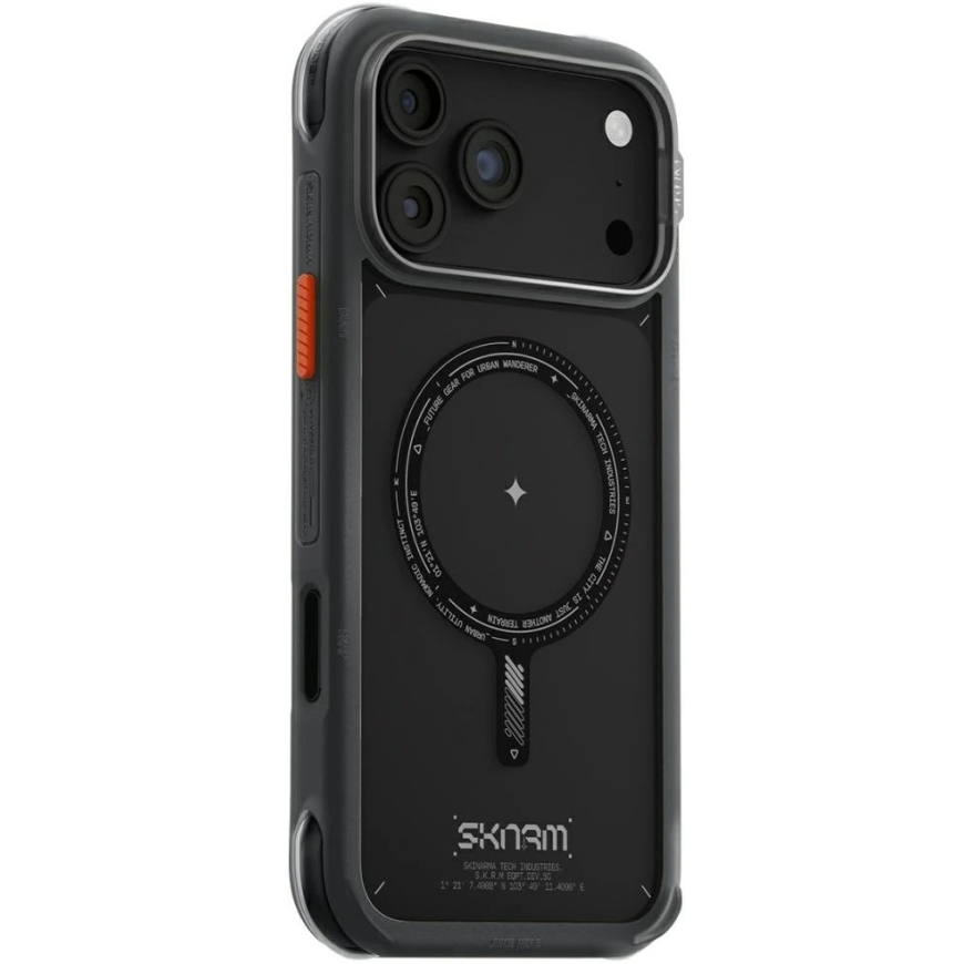 Dėklas Skinarma Avion MagSafe, skirtas iPhone 18 Pro Max / 17 Pro Max, juodas – 5