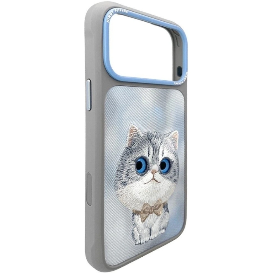 NIMMY BIG EYED Sudraba SHADED CAT Vāks IPHONE 18 Pro Max/17 Pro Max Pelēks – 5