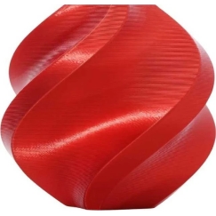 Bambu Lab PLA Silk+ plastika 1.75mm 1kg – komplekt korduvkasutatava spiraaliga – Kummi Punane