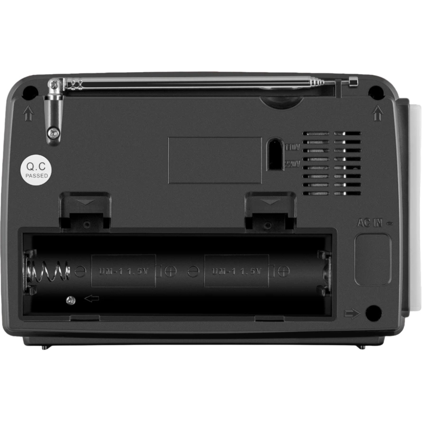 Акустическая система SVEN SRP-150, серый (3W, Bluetooth, FM/AM/SW, USB, Micro SD, фонарик, батарея) – 5