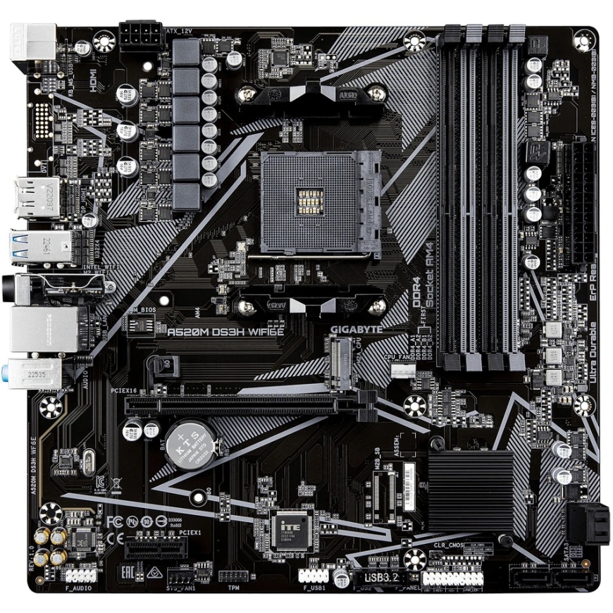 Gigabyte A520M DS3H WF6E – 3