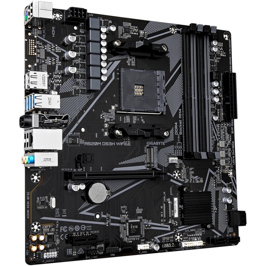 Gigabyte A520M DS3H WF6E – 4