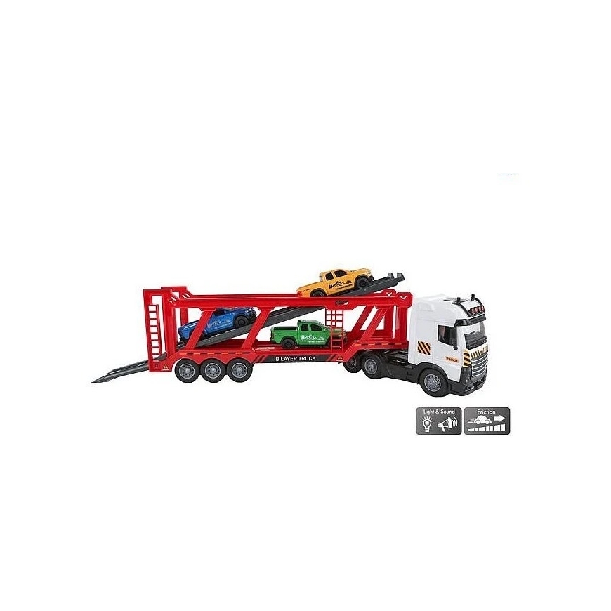 Hipo HKG Car platform 38cm with sound/light effects + 3 cars 510798 95381