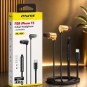 Наушники-вкладыши, AWEI PC-18T USB-C, золотые
