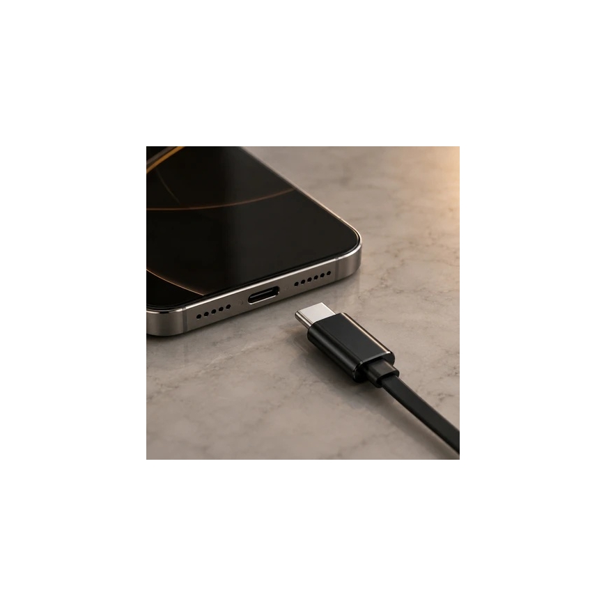 Ausinės, įkišamos į ausis, AWEI PC-18T USB-C, auksinės – 3