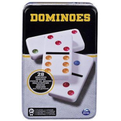 Spin Master SPINMASTER GAMES domino mäng, metallkarbis, 6033156
