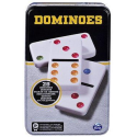 Spin Master SPINMASTER GAMES Domino Game, in a Metal Box, 6033156