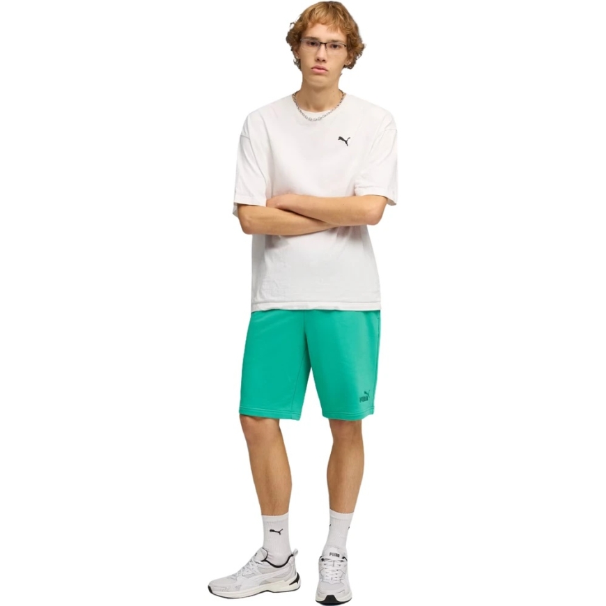 Puma ESS No.1 Logo vīriešu šorti 10" (s) zaļi 682595 40 (XL) – 4