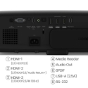 BenQ W4100i Standard throw projector 3200 ANSI lumens DLP UHD 4K (3840x2160) 3D Black BenQ W4100i Standard throw projector 3200 ANSI lumens DLP UHD 4K (3840x2160) 3D Black