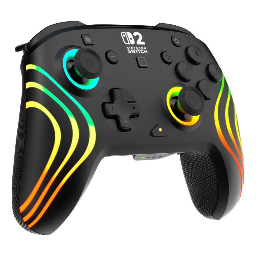 Turtle Beach Afterglow Wave Black Wireless RGB Gaming Controller. Officially Licensed for Nintendo S – 3