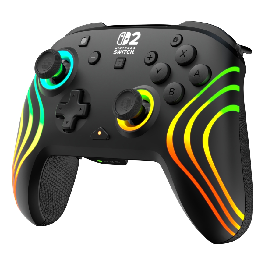 Turtle Beach Afterglow Wave Black Wireless RGB Gaming Controller. Officially Licensed for Nintendo S – 4