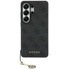 Dėklas Guess 4G Classic Logo Charm MagSafe Samsung Galaxy S26 Ultra juodos spalvos