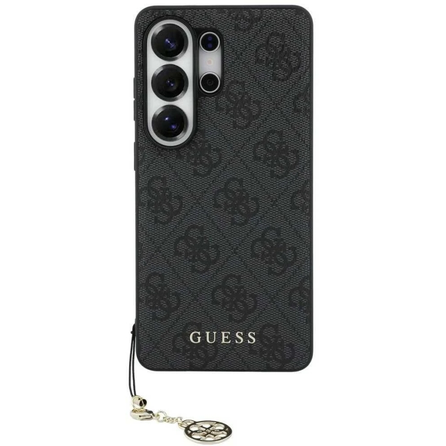 Guess 4G Classic Logo Charm MagSafe Case for Samsung Galaxy S26 Ultra in Black