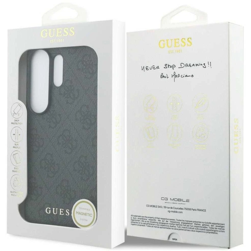 Guess 4G Classic Logo Charm MagSafe Case for Samsung Galaxy S26 Ultra in Black – 2