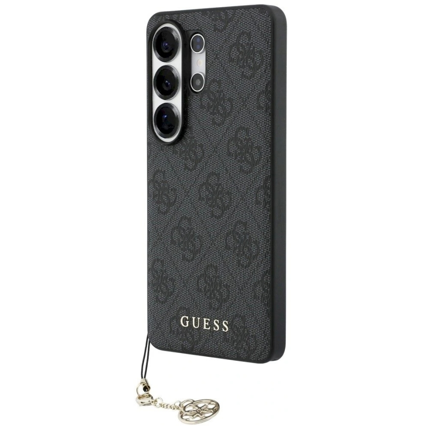 Dėklas Guess 4G Classic Logo Charm MagSafe Samsung Galaxy S26 Ultra juodos spalvos – 4