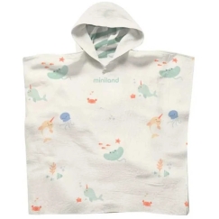 Miniland Swim Towel Miniland Muslin Poncho for Kids