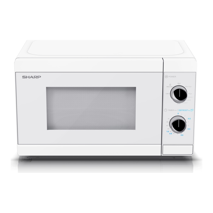 Sharp YC-MG01E-C mikroviļņu krāsns Balts Mikroviļņu krāsns ar grilu Novietojams uz galda 20 L 800 W – 3