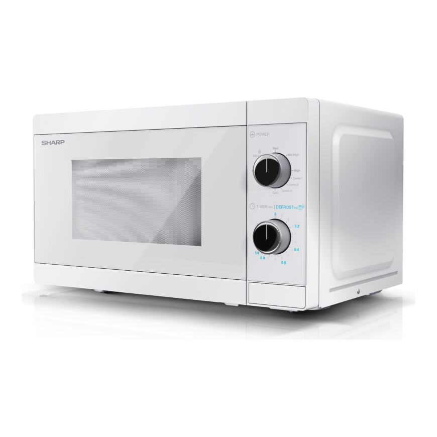 Sharp YC-MG01E-C микроволновая печь Белый Микроволновая печь с грилем Столешница 20 L 800 W – 5