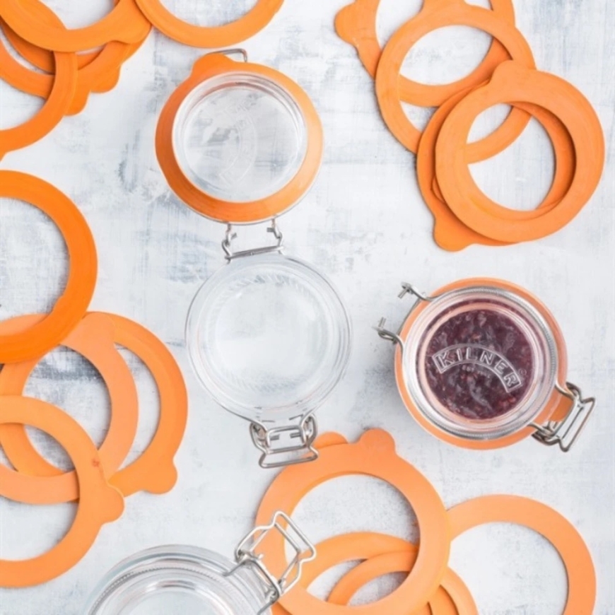Kilner Rayware Group KIL-6 jar sealing ring set, 8.5 cm – 5