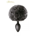 Sweet Caress Black POMPOM ANAL PLUG
