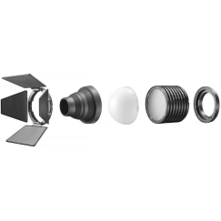 Apšvietimo priedas - Godox Magnet Kit for MS60/RS60 (barndoors, diffusers, snoot)