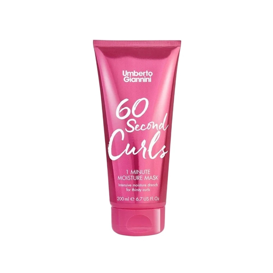 Umberto Giannini 60 sekunnin kiharat hiustenhoitohuuhtelu, kosteuttava ja antifrizz, 200 ml