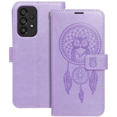 Forcell Oem MEZZO Book maciņš Samsung Galaxy A12 / M12 violetā sapņu ķērājs krāsā