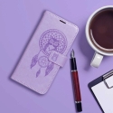 Forcell Oem MEZZO Book -kotelo Samsung Galaxy A12 / M12:lle violetissa unennäkijässä Forcell Oem MEZZO Book -kotelo Samsung Galaxy A12 / M12:lle violetissa unennäkijässä