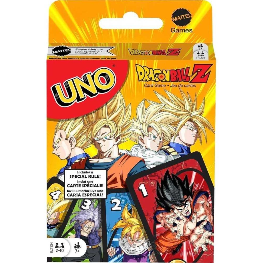 Mattel Uno Dragon Ball Z kāršu