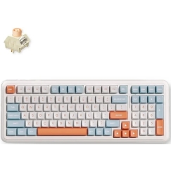 MCHOSE K99 V3 wireless mechanical keyboard| US | Icy Creamsicle Switch | 2.4GHz, BT | Horizon Or.