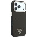 Guess Kevlar Triangle Logo MagSafe maciņš iPhone 17 Pro / 18 Pro – brūns Guess Kevlar Triangle Logo MagSafe maciņš iPhone 17 Pro / 18 Pro – brūns