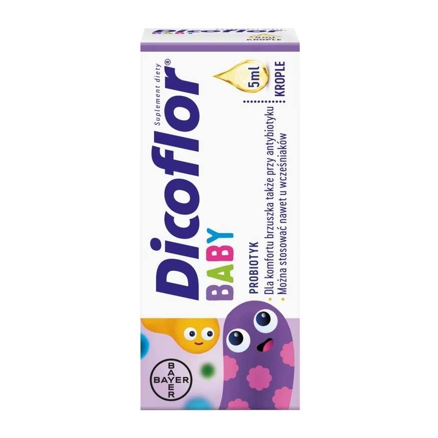 Dicoflor Probiotic Food Supplements for Children, Drops, 5 ml