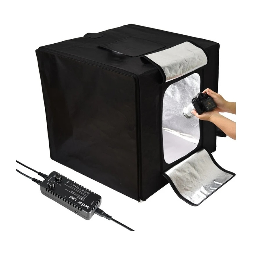 LED-valgus - Godox LST80 kaasaskantav kolmekordne LED mini fotostuudio 80 × 80 × 80 cm, 5 800 K