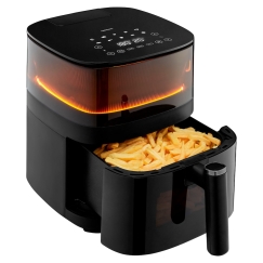 MEDION LIFE X10 XL Üksik 5 l 1500 W Kuumaõhu fritüür Must