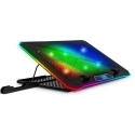 "Evolveo Ania 9RGB" dzesēšanas paliktnis, klēpjdatora dzesēšanas paliktnis, 6 ventilatori, RGB ventilatori un ķēdes slēdzis "Evolveo Ania 9RGB" dzesēšanas paliktnis, klēpjdatora dzesēšanas paliktnis, 6 ventilatori, RGB ventilatori un ķēdes slēdzis