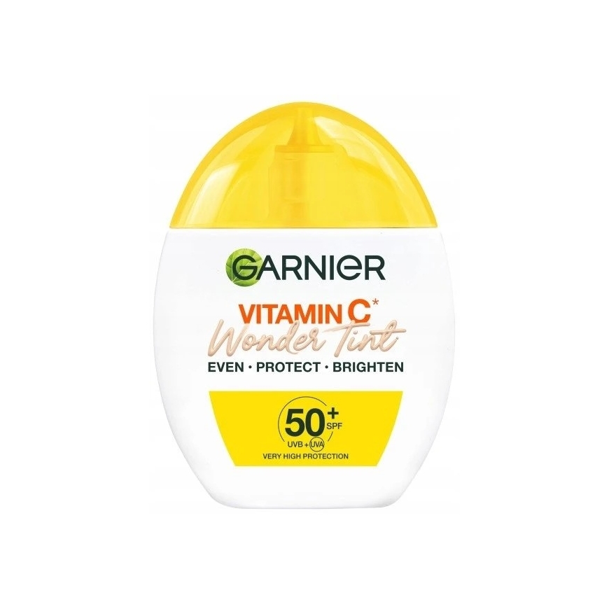 Garnier „Vitamin C Wonder Tint Light“ sävyttävä kasvofluidi SPF50+ vaalea, 40 ml – 2