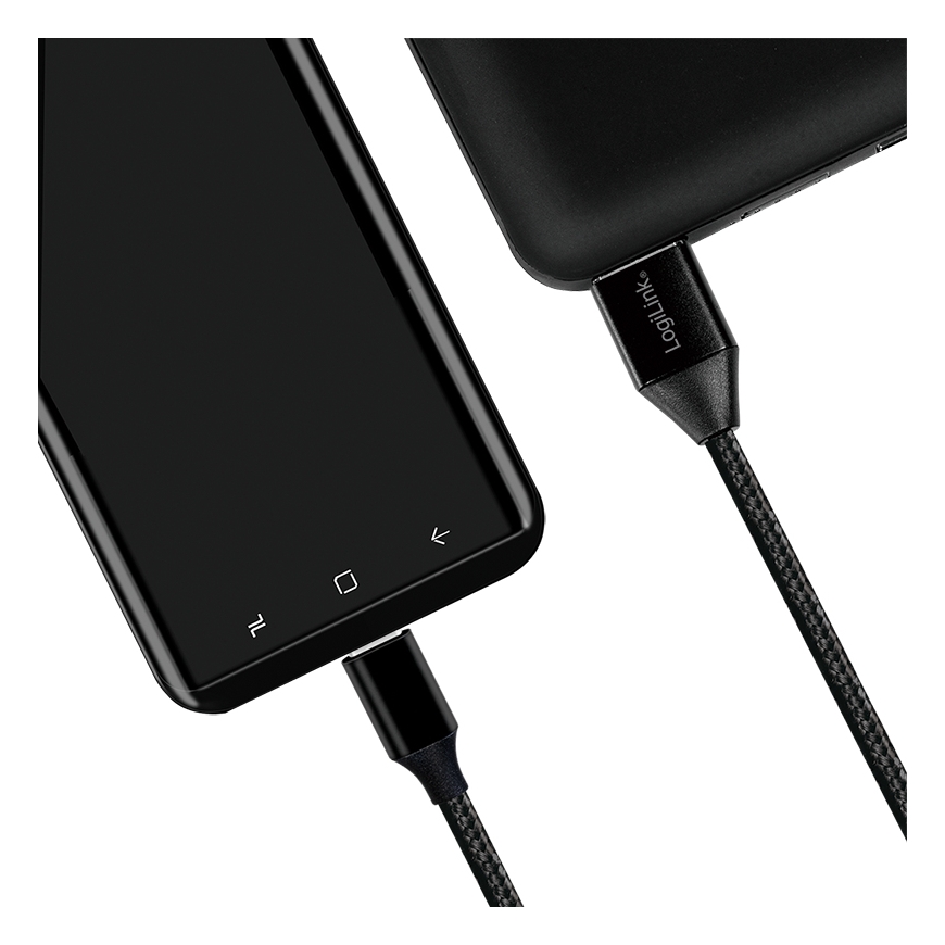 LogiLink CU0139 USB-kaapeli USB 2.0 0,3 m USB A USB C 0,48 Gbit/s Musta – 4