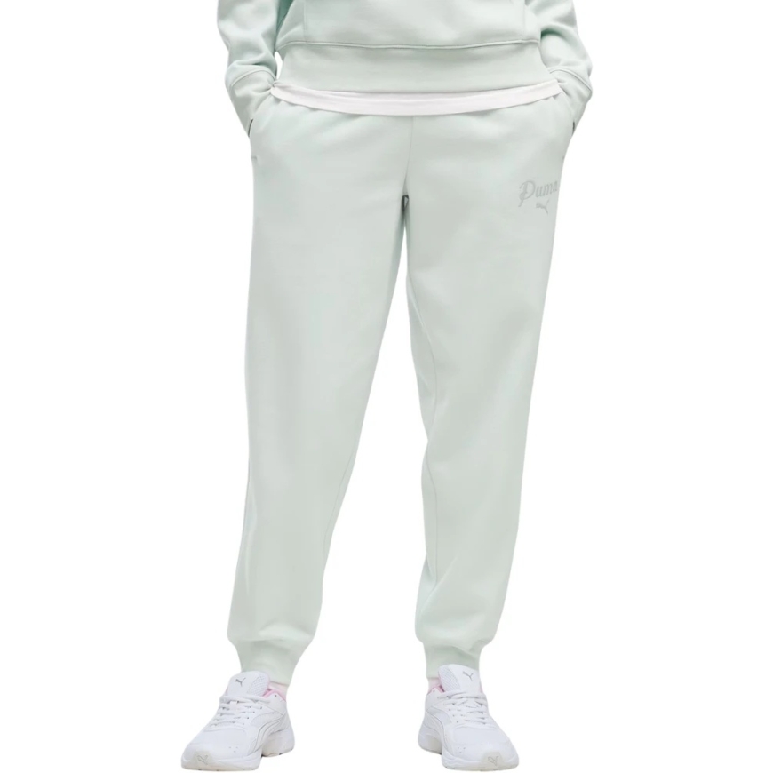 Kelnės moterims Puma ESS Script Comfort mėtų 694067 29 (XL)