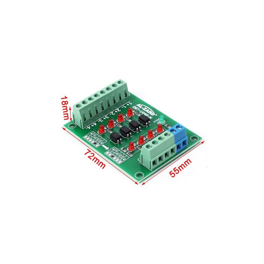 OEM Voltage Converter from 24V to 5V PLC 4Bit